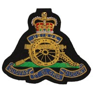 Royal Artillery Regiment Wire Blazer Badge